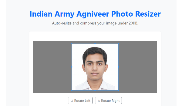 Adjust your photo in square frame step